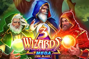 Playtech : Mega Fire Blaze: 3 Wizards - XTRAPLAY88