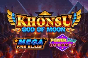 Playtech : Mega Fire Blaze: Khonsu God of Moon PowerPlay Jackpot - XTRAPLAY88